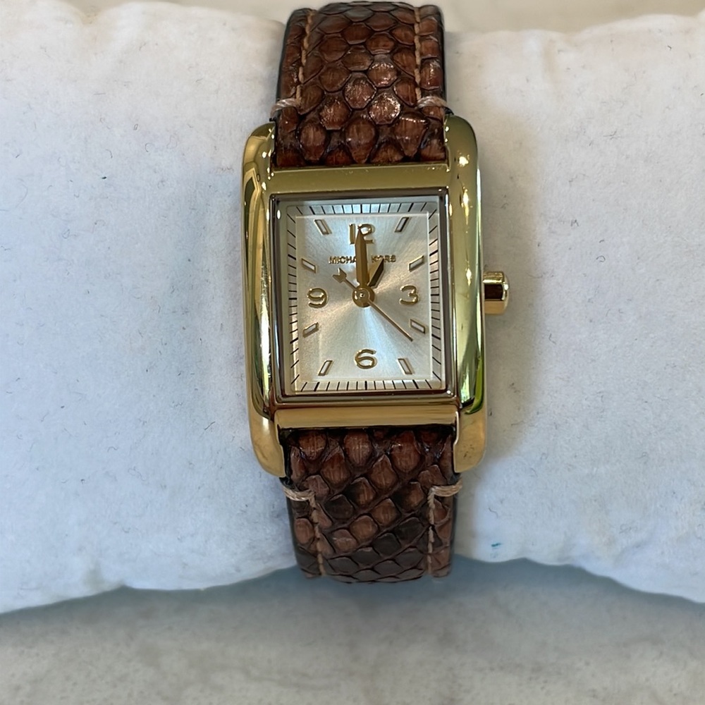 Michael Kors Taylor Python Watch - image 1
